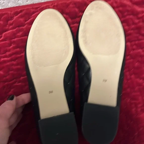 Leather quilted flats - Picture 3 of 6